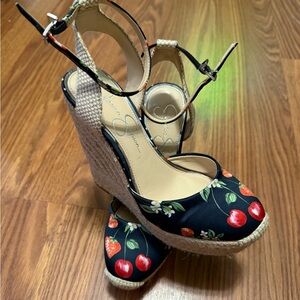 Jessica Simpson Black Cherry Wedges